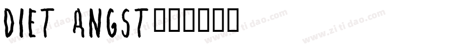 Diet Angst字体转换
